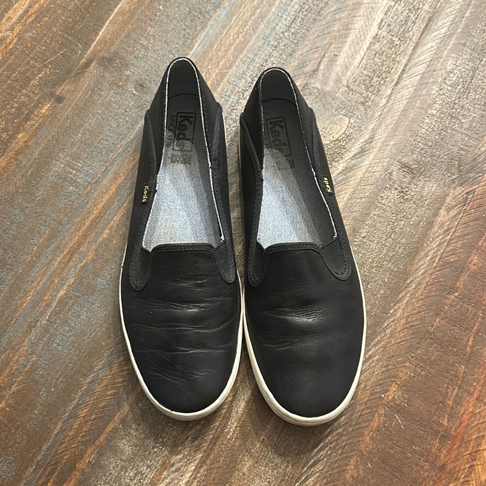 Keds Crashback Leather Slip on Shoes